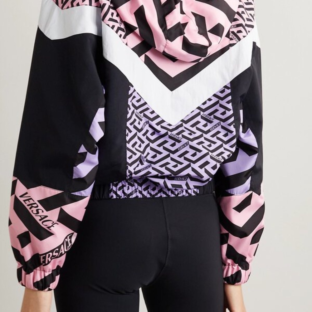 Versace Printed Shell Track Jacket - image 4